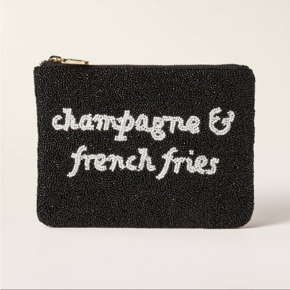 Kate spade x target beaded clutch and French fry necklace, NWT - Picture 2 of 7